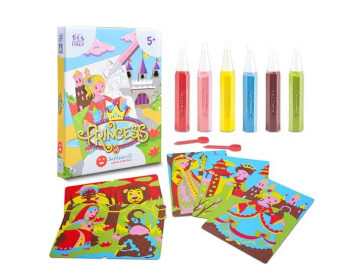 Sabbiarelli – Kit Princess 5+ Sand Art-set met Prinsessen