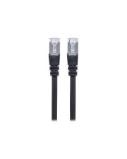 Intellinet High Performance Patch-Kabel RJ-45 M bis M 50 cm SFTP CAT 7 Kabel / 6a Anschlüsse halogenfrei geformt ohne Haken Schwarz (740623)