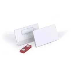 Durable Namensschild mit Magnet 40 x 75 mm