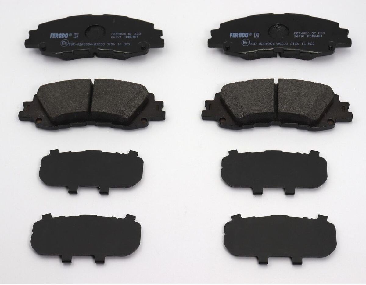 Bremsbelagsatz, Scheibenbremse PREMIER ECO FRICTION FERODO FDB5481