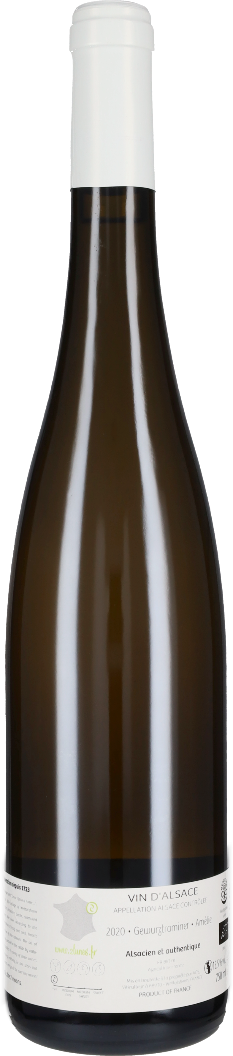 Gewurtztraminer 'Amelie' Vignoble Des 2 Lunes 2020