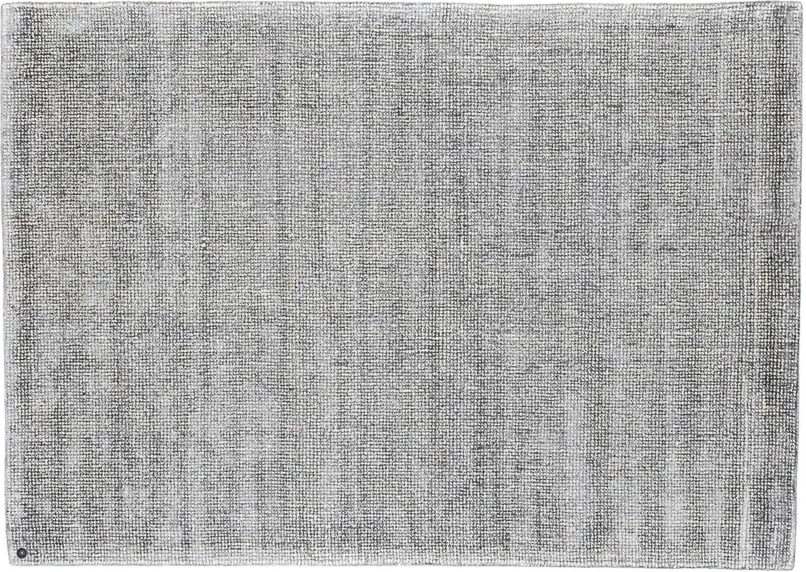 Tom Tailor Wollteppich  Groove ¦ silber ¦ Wolle ¦ Maße (cm): B: 140
