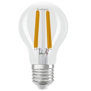 OSRAM LED-Lampe Classic A efficiency Filament, E27, 3,8W ersetzt 60W, neutralweiß, Energieklasse A