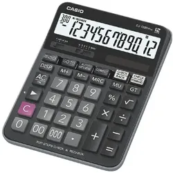 CASIO Tischrechner »DJ-120DPLUS« blau, 14x3.5x19.1 cm