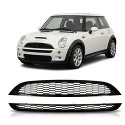 Kühlergrill Schwarz glänzend passend für MINI Hatchback (R50, R53) 2001-2006