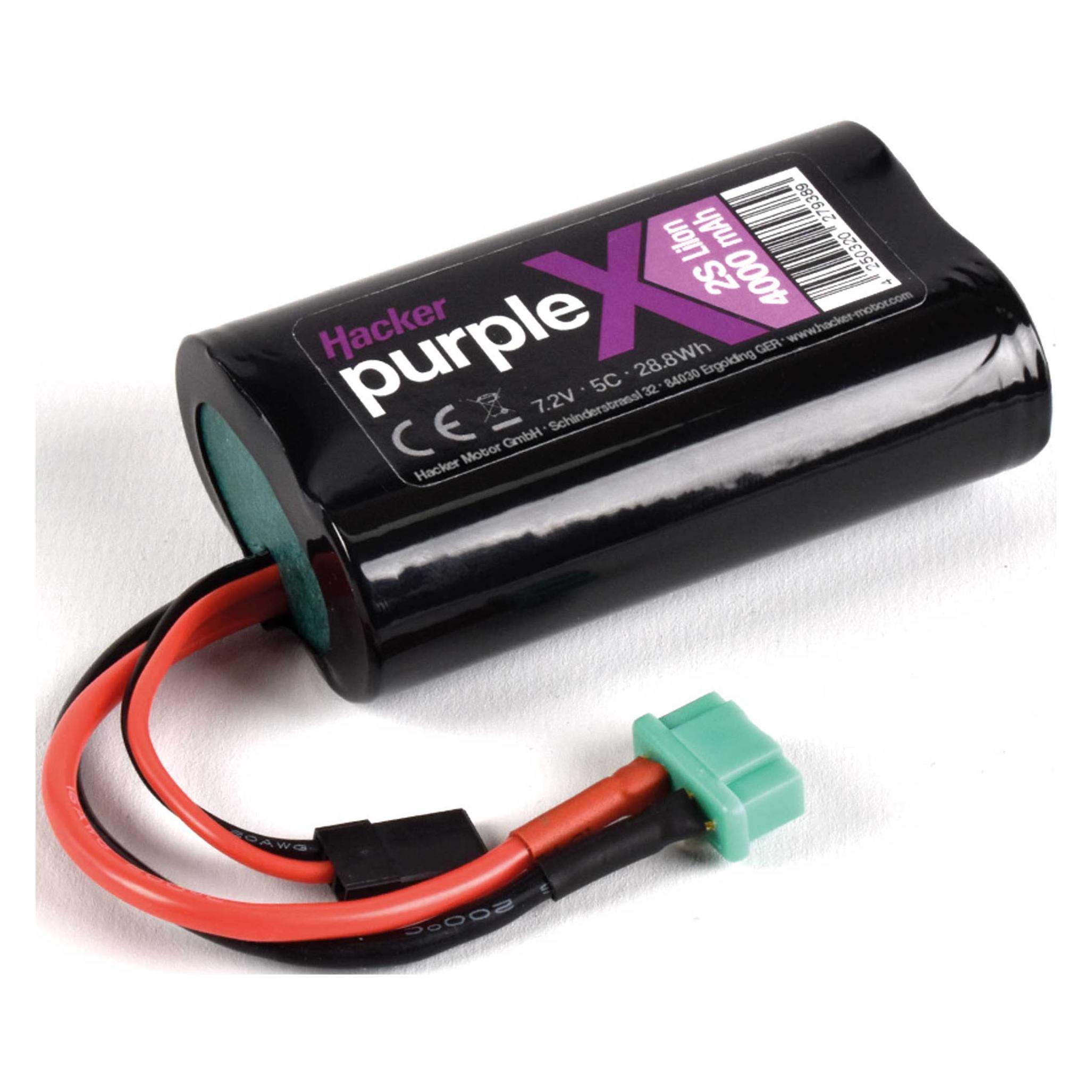 Hacker Purple-X LiIon RX 4000-2S (4000 mAh, 7.20 V) (10110053)