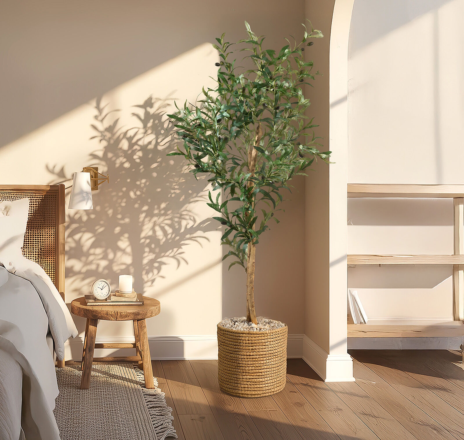 MB Muebles Bonitos Planta artificial decorativa Olivo 145 cm