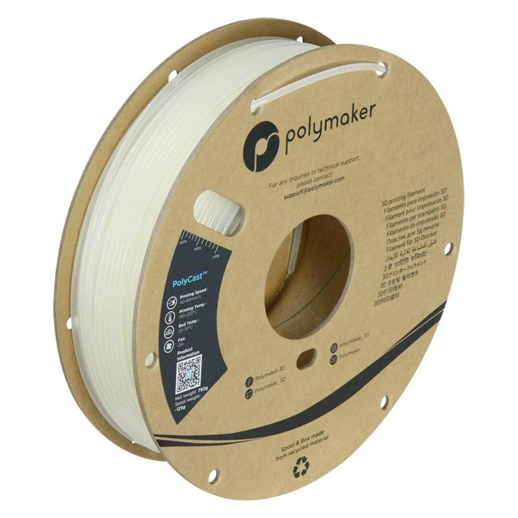 Polymaker PolyCast PVB Natürlich 2,85 mm 750 g (PVB, 750 g, 2.85 mm) (PJ03002)