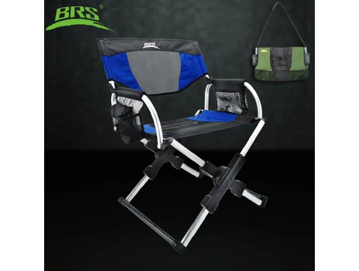 BRS-Chaise de pêche d'extérieur en alliage d'aluminium, tabouret de plage pliant, D3A