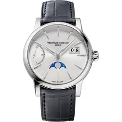 Frederique Constant Manufacture Classic Power Reserve Big Date FC-735S3H6 - Sonnen guilloche,silber,blau - 40mm