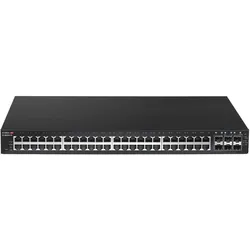 edimax 54-Port Gigabit PoE+ Long (54 Ports), Netzwerk Switch, Schwarz