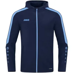 Jako Kapuzenjacke Power - marine/skyblue - 36