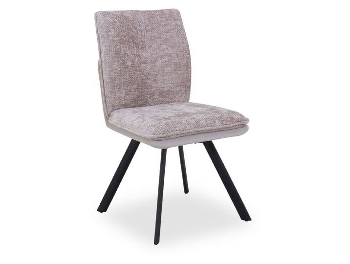 HARPER Esszimmerstuhl Polsterstuhl HARPER HARARE LBH 61x47x86 cm grau Esszimmerstuhl
