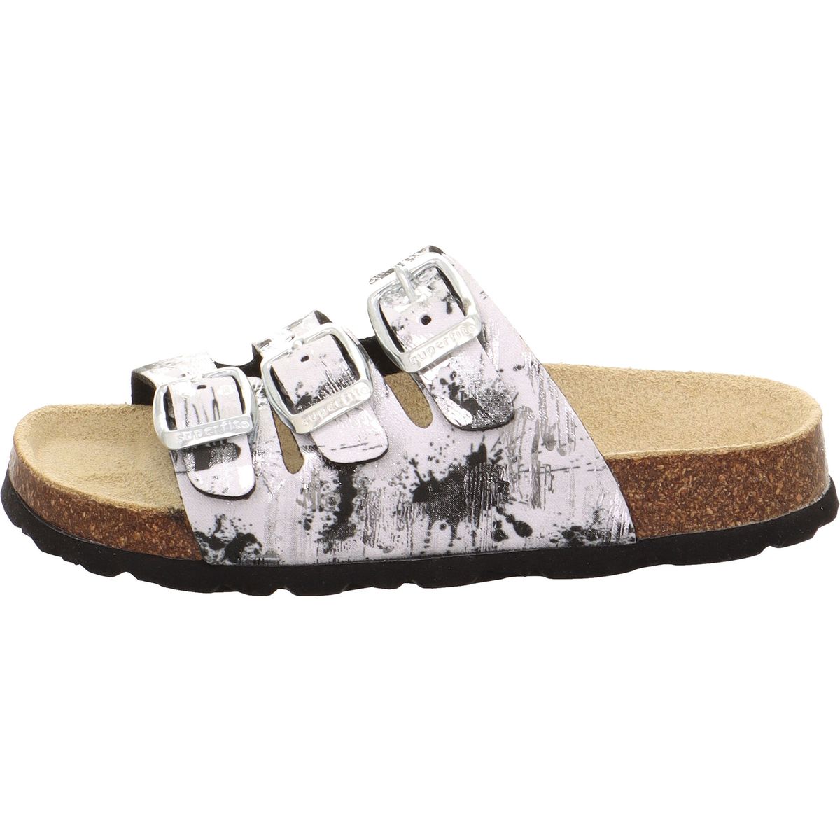 Superfit Fussbettpantoffel weiss/mehrfarbig (0030) 25 1-800113-0030-25