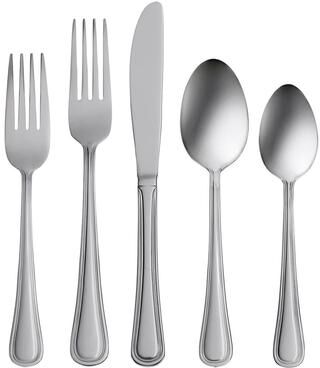 Oneida Hollis 74 Piece Everyday Flatware Set, Service For 12