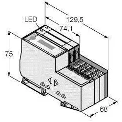 Turck Economy-Set TI-BL20-E-DPV1-4