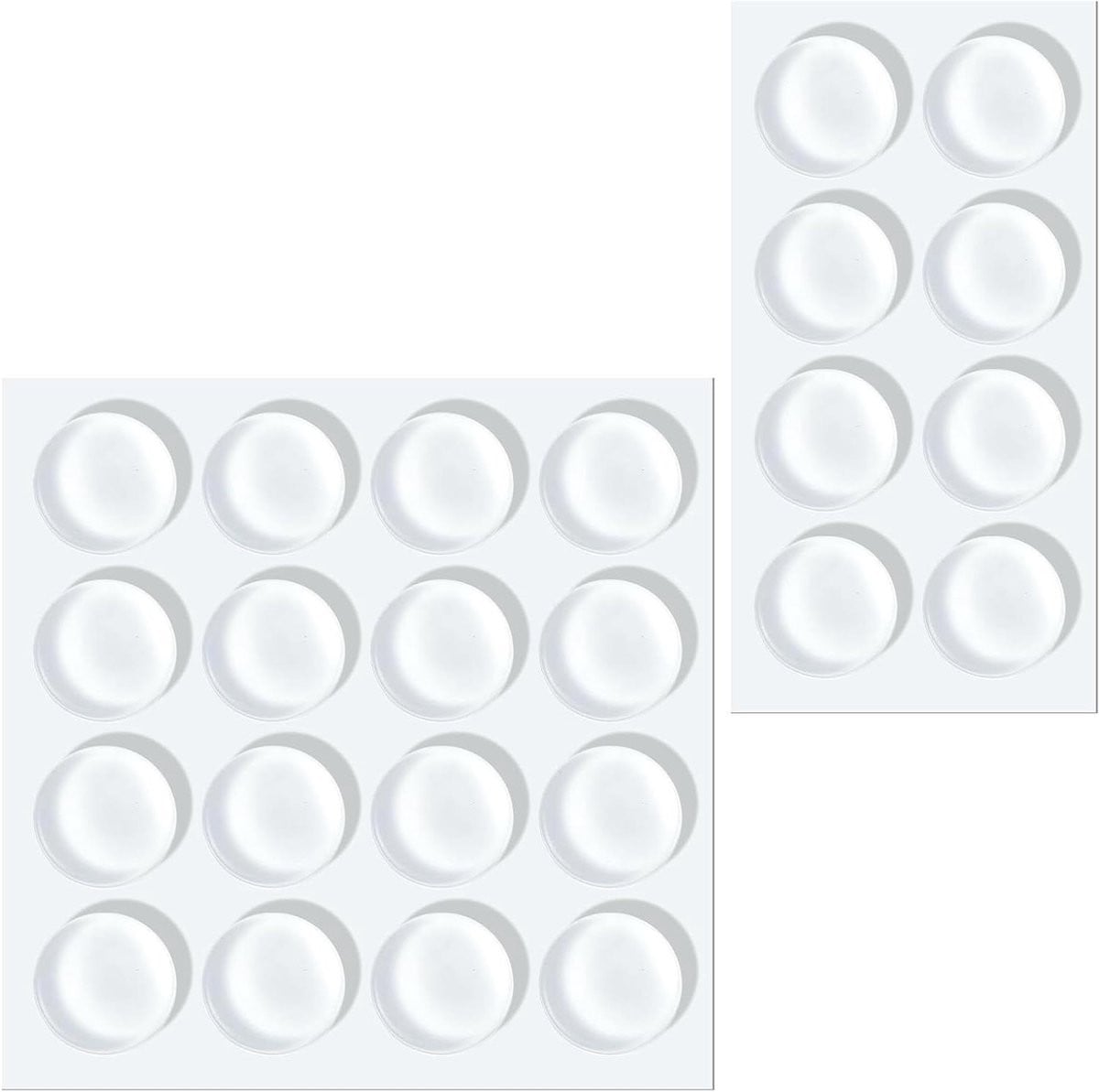 Set van 24 transparante zelfklevende antislippads voor meubelbescherming