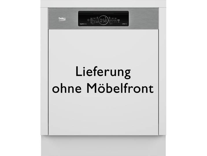 BEKO teilintegrierbarer Geschirrspüler BDSN36561XP , Energieeffizienz: A (A-G), weiß, B:59,8cm H:81,8cm T:57cm, Geschirrspüler, Doppelt gut organisiert – inklusive Besteckschublade und Besteckkorb