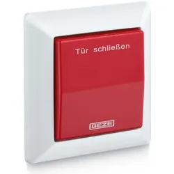 Geze Taster, Schalter + Taster, Weiss, Rot