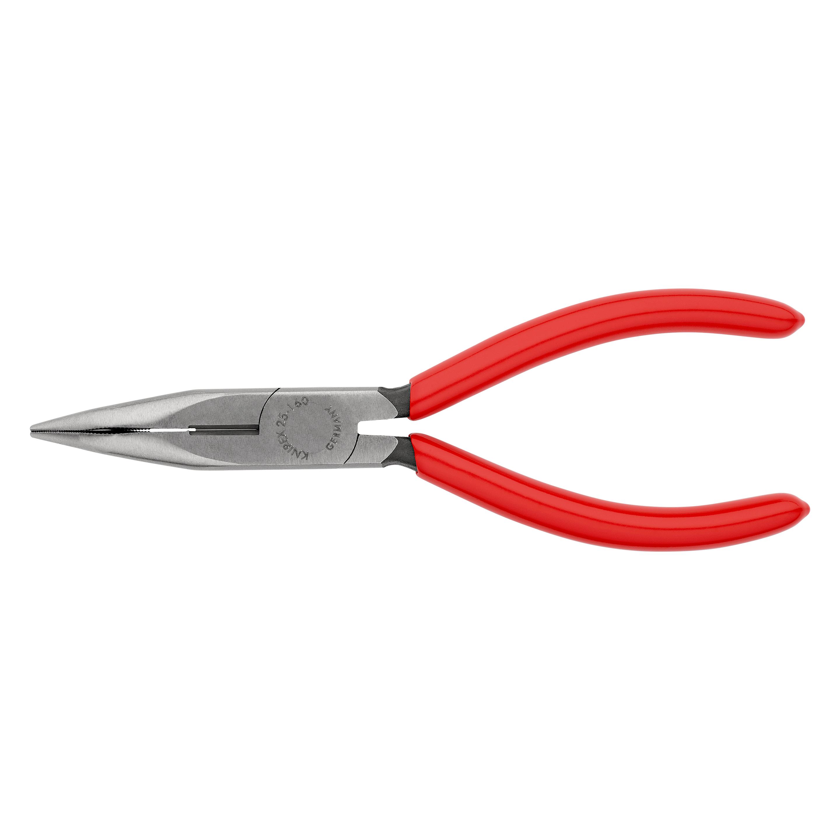 Knipex Flachrundzange mit Schneide (160 mm) (25 21 160)