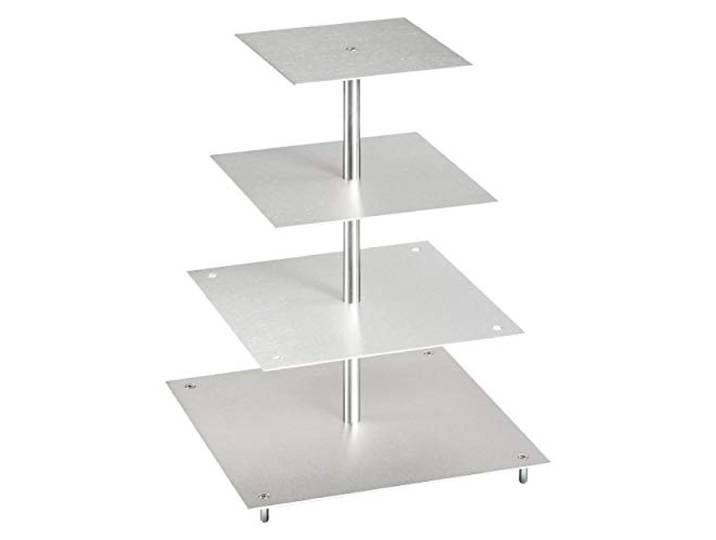 Tortenständer Tortenständer Eckig Aluminium (4 Stöckig)