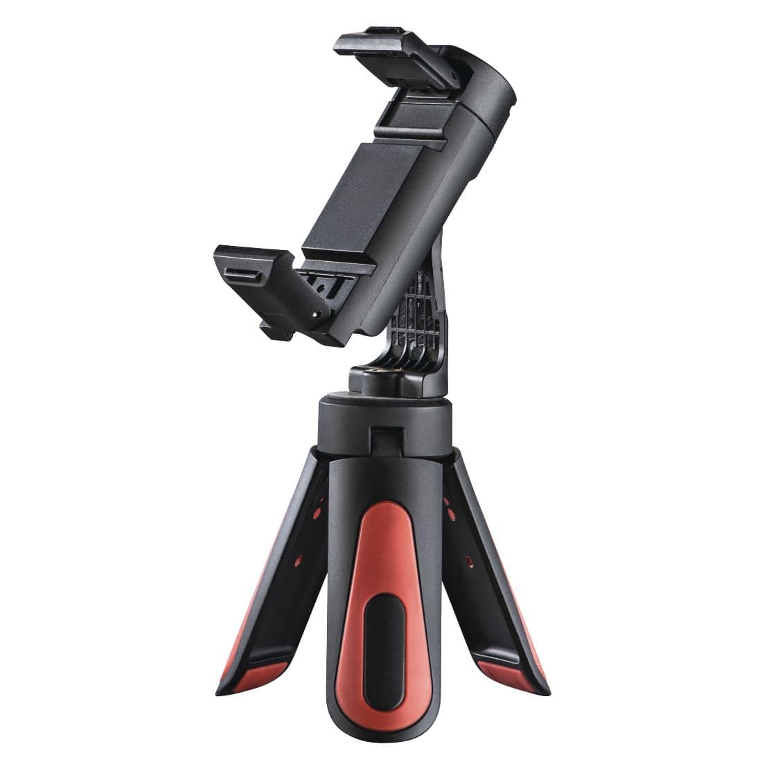 Hama 004649 Pocket II Rotation 3 Bein(e) Stativ Smartphone/Tablet (Schwarz, Rot) 00004649