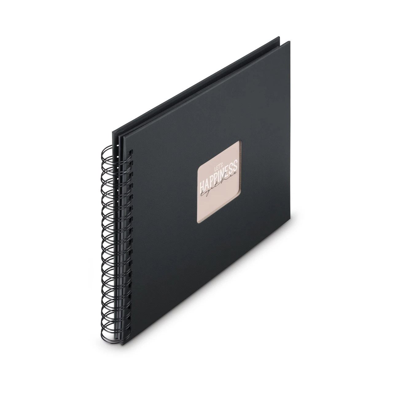 hama Fotoalbum Fine Art neutral 28,0 x 24,0 cm, 50 schwarze Seiten Schwarz