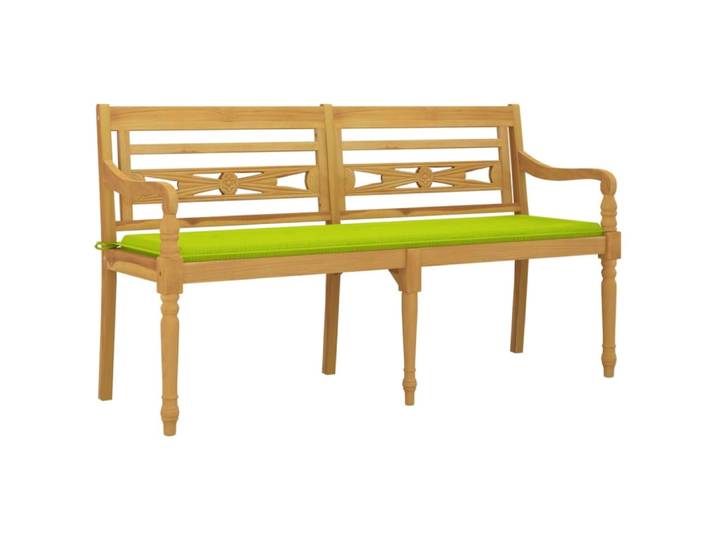 Banc de jardin meuble bois marron 150 x 51.5 x 84 cm