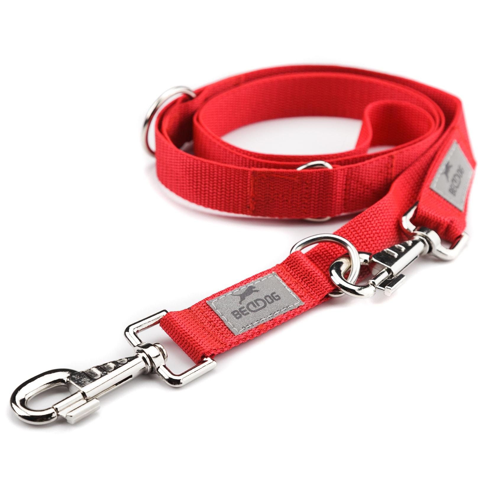 BedDog Hundeleine WILLY verstellbar in 3 Längen Führleine, Laufleine