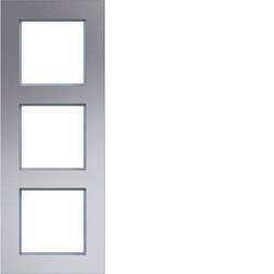 Hager Rahmen Rahmen Aluminium (gebürstet) WAD8300ALV 1 St.