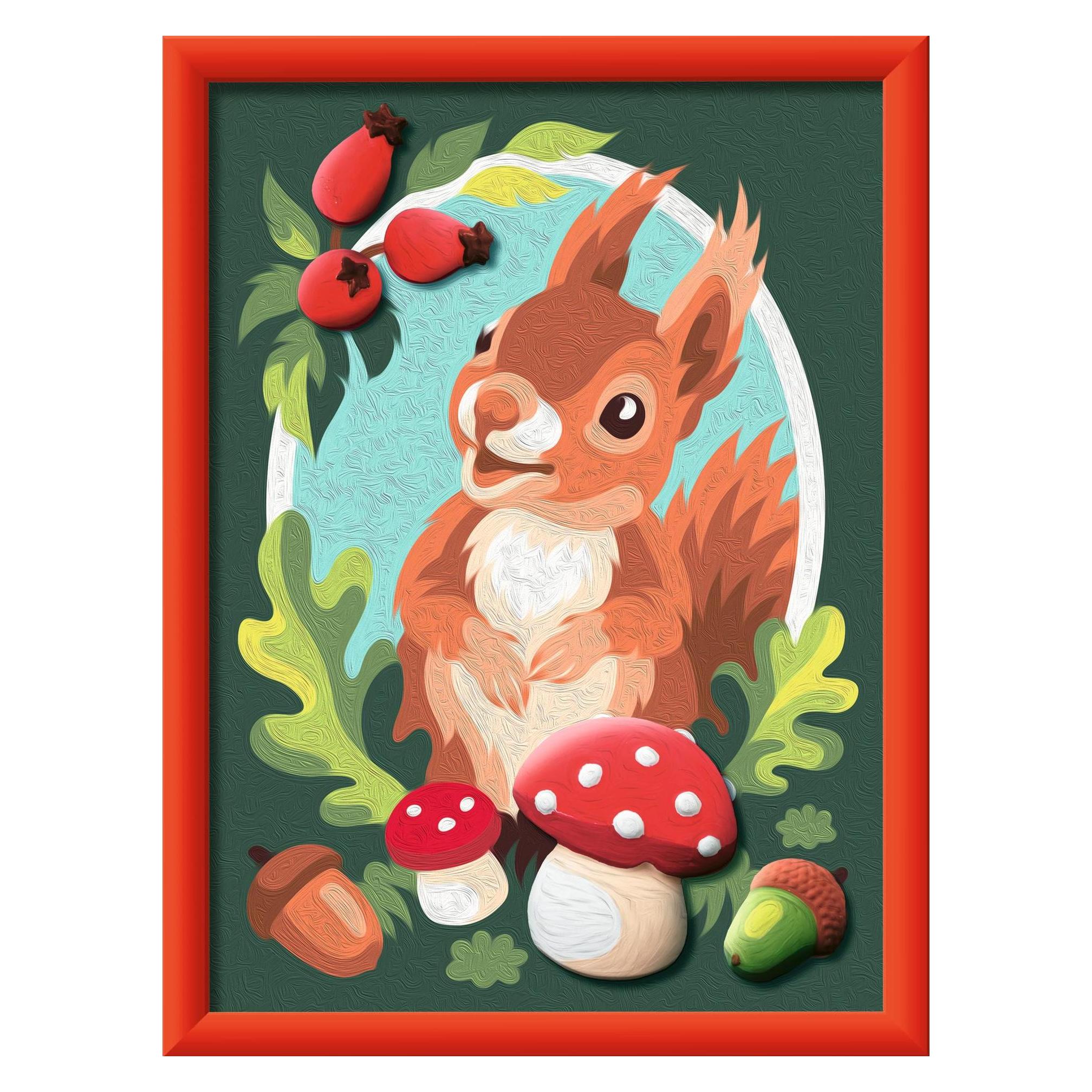 Ravensburger CreArt - Malen nach Zahlen - Eichhörnchen (120232650-RA)