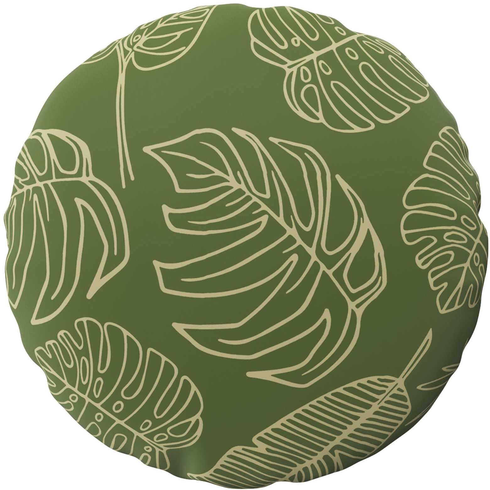 vidaXL Housse de coussin 6 pcs HEERLEN Modèle feuille Ø 50 cm