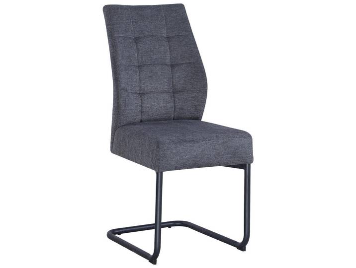 Hom`in Schwingstuhl, Anthrazit, Schwarz, Metall, Rundrohr, C-Form, 44x97x61 cm, mit Griff, Esszimmer, Stühle, Esszimmerstühle, Schwingstühle