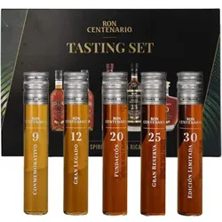 Ron Centenario Tasting Set (9/12/20/25/30) 40% Vol. 250ml inkl. Geschenkbox