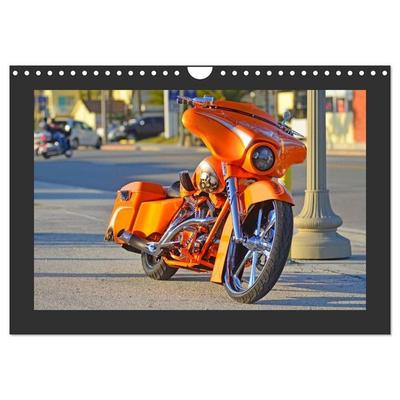 BEST OF HARLEY-DAVIDSON BAGGER-STYLE (Wandkalender 2027 DIN A4 quer), CALVENDO Monatskalender