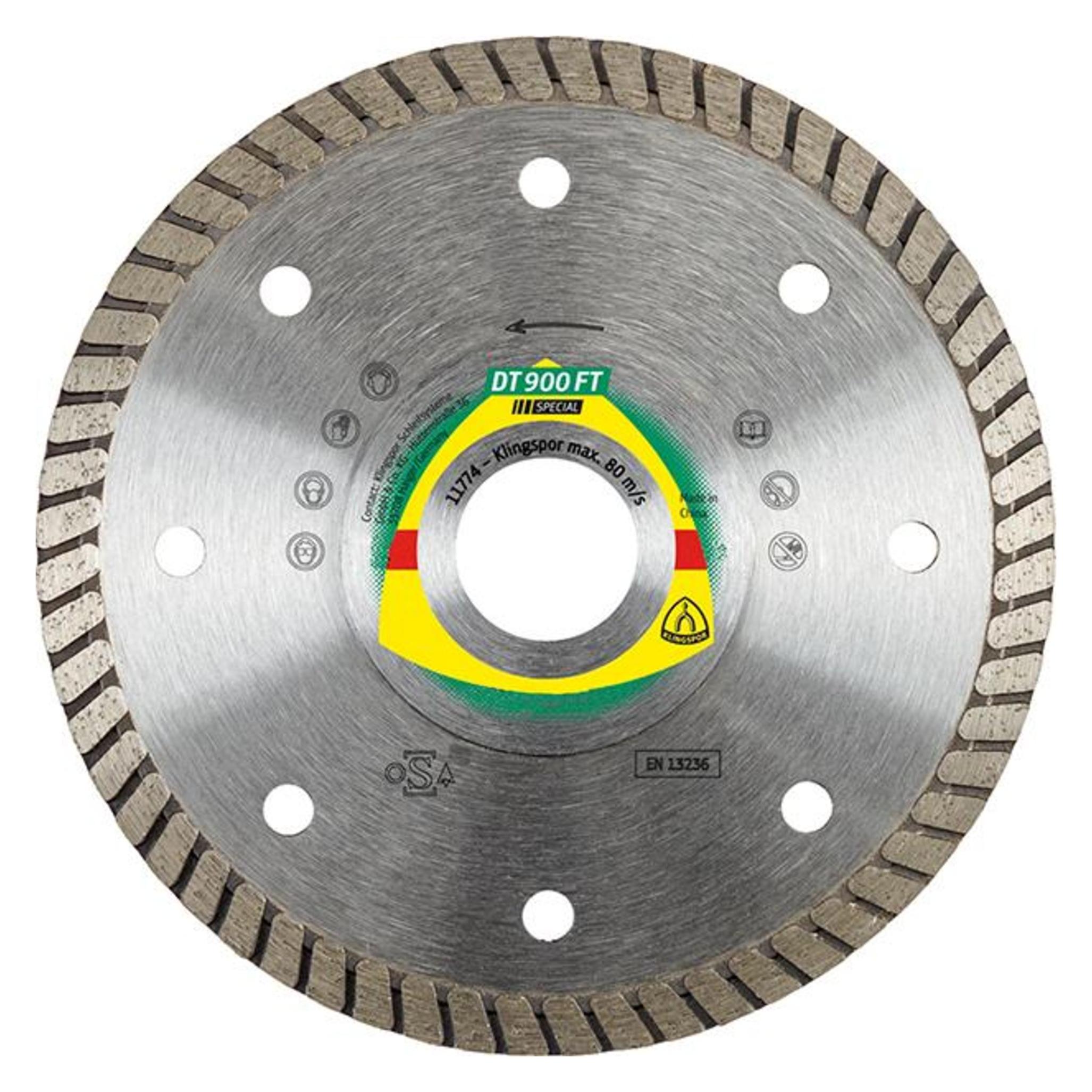 Klingspor DT 900 FT Special - Diamanttrennscheibe 180 x 22,23 mm (330628)