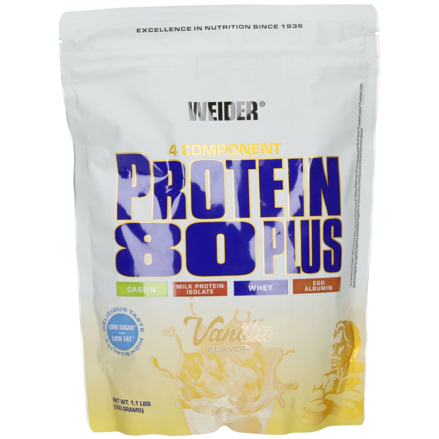 Weider Protein 80 Plus, Vanille, Pulver 500 g