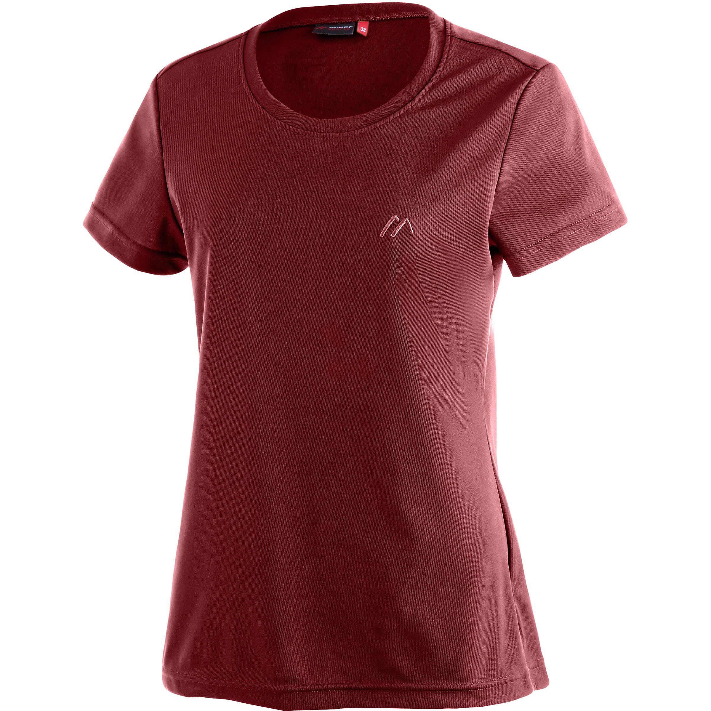 Maier Sports Waltraud Damen T-Shirts rot Größe 3XL Trekking Elastisch