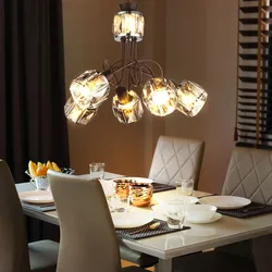 Pendelleuchte Hängelampe Hängeleuchte Esstischlampe 5 flammig, Metall Bronze, 5x E14 Fassungen, DxH 40x130 cm