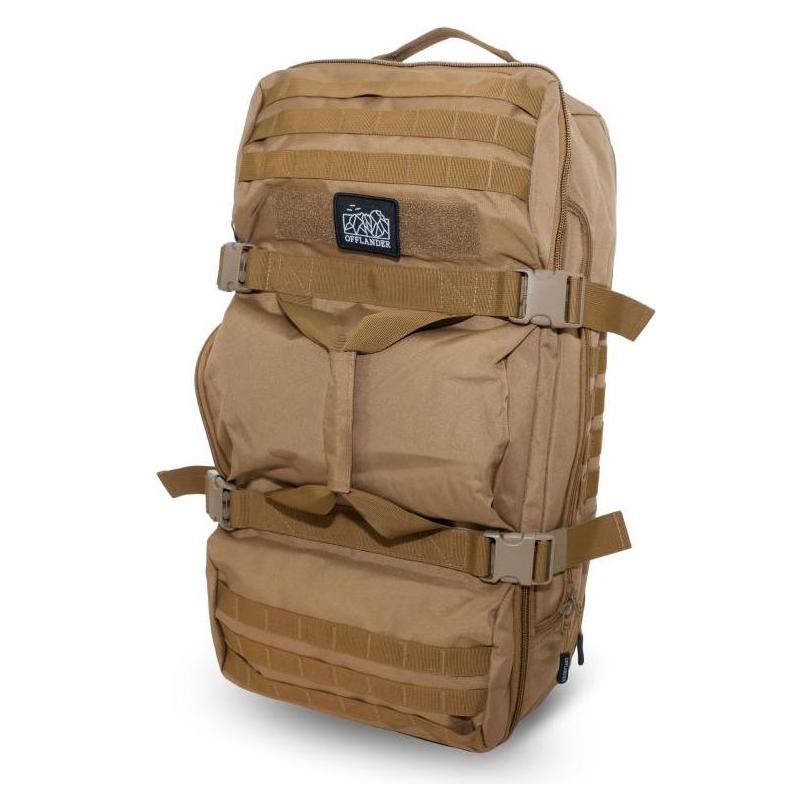 Offlander Plecak turystyczny TORBA PODRÓŻNA PLECAK 3W1 OFFROAD 54L KHAKI (54 l) (47362612)