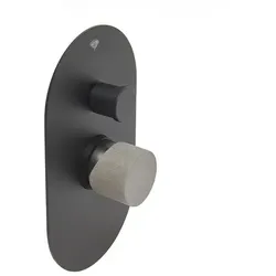 SAT Fusion Dusch- und Badewannenarmaturen Hebel - Beton SATBSFU215BC