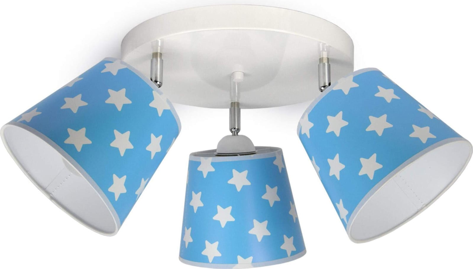 FKL DESIGN Home Deco Plafondlamp Ster Blauw Metaal