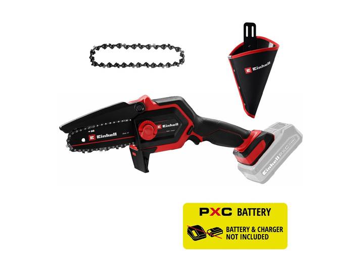 Akku-Kettensäge EINHELL Einhell GE-PS 18/15 Li 12.5 cm Schnittlänge, Holster Kit , weiß, neutral, Kettensägen, Akku-Kettensäge