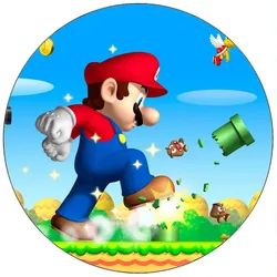 Essbares Papier „Super Mario“ – 19,5 cm (Angebot)