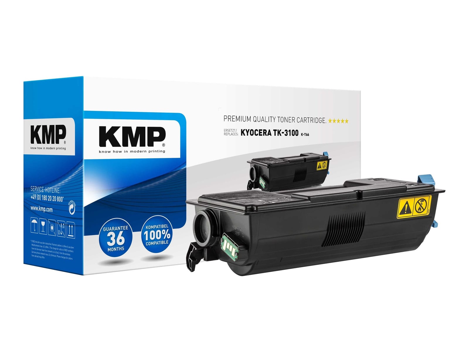 KMP K-T66 Toner zwart compatibel met Kyocera TK-3100