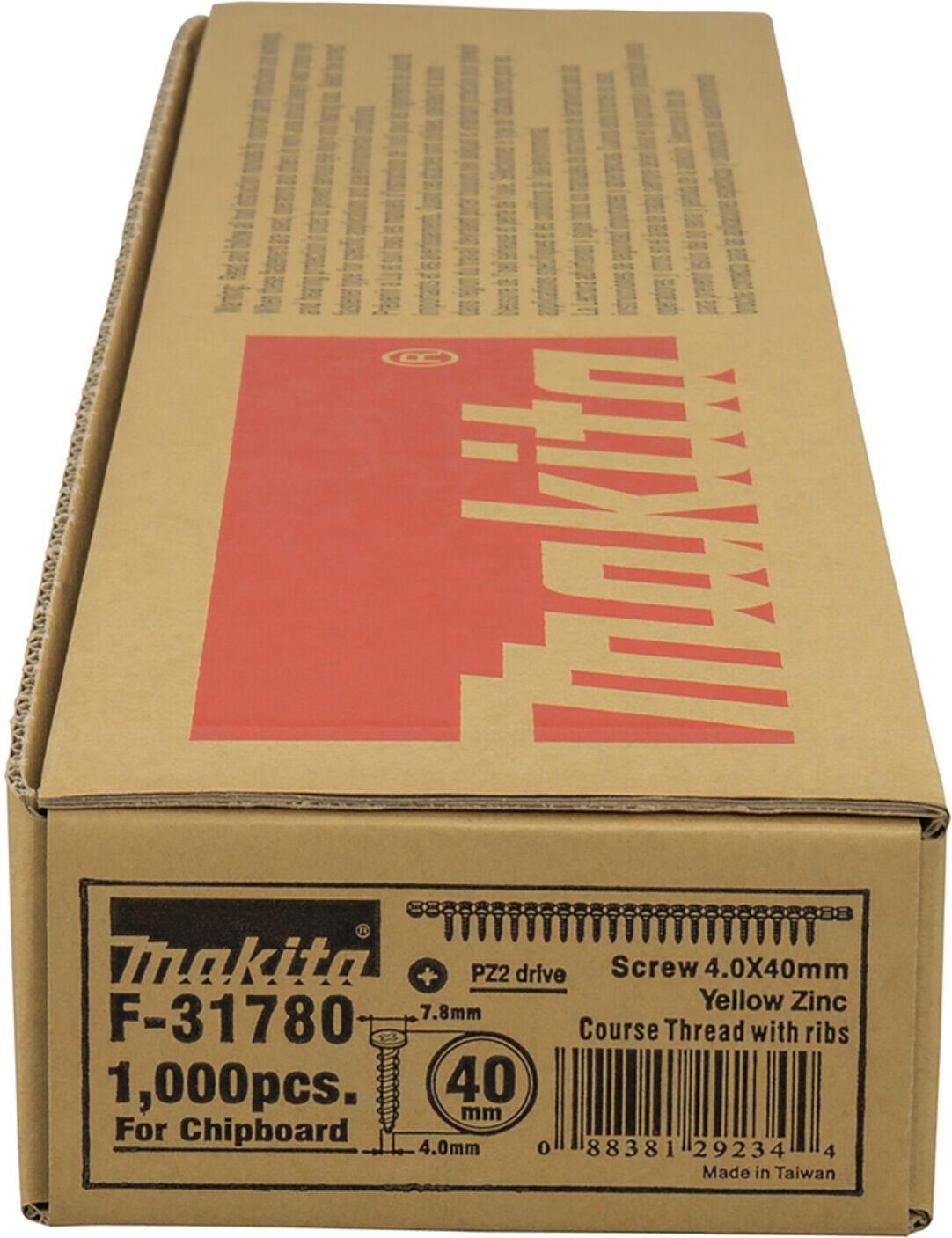 Makita Schnellbauschr. Span. 4,0x40mm F-31780)