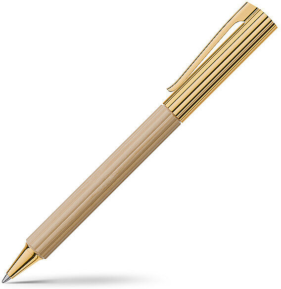 GRAF VON FABER-CASTELL Drehkugelschreiber Bloom Hainbuche gold EG