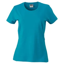 Damen T-Shirt "Slim Fit" JN971 - XL - caribbean-blue