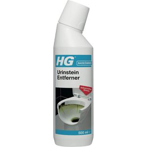 HG WC-Reiniger Urinstein Entferner, Gel, mit Frischeduft, Schräghalsflasche 500 ml