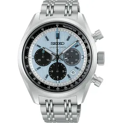 Seiko Prospex Speedtimer Automatik Chronograph Zwischen Asphalt und Horizont" HBD001J1" - Hellblau mit dunkelgrauen Totalisatoren - 42mm